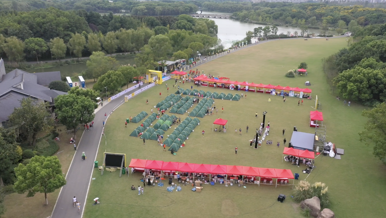 森林公园接力赛活动花絮